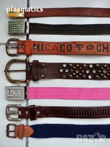 7 колана от кожа и плат, снимка 2 - Колани - 48205680