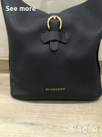 Burberry тъмно синя чанта, снимка 3 - Чанти - 39038368