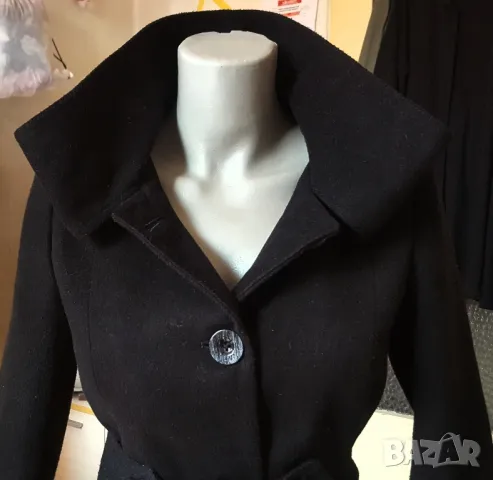 "LANISIA"-черно палто , снимка 4 - Палта, манта - 48714643