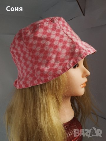 Maximo Детска лятна шапка с периферия - шарена двустранна - 5-8 години, снимка 7 - Шапки, шалове и ръкавици - 40378585