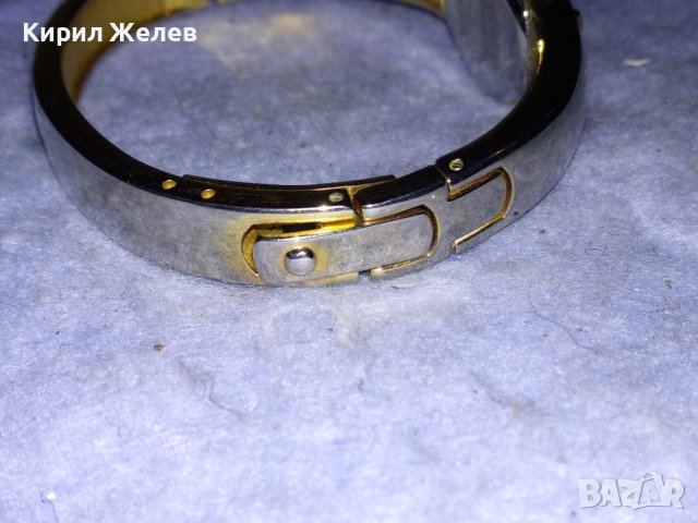 Q&Q QUARTZ СТИЛЕН МОДЕН МАРКОВ ЯПОНСКИ ДАМСКИ ЗЛАТИСТ ЧАСОВНИК Тип ГРИВНА Кю и Кю 36576, снимка 7 - Дамски - 39894441