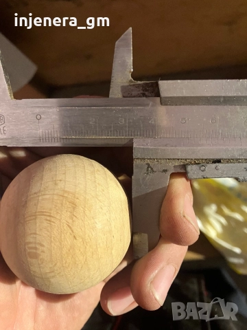 Дървени топчета с отвор, снимка 6 - Декорация за дома - 52467785