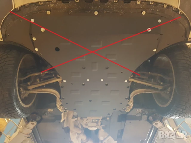 Метална кора под скоростна кутия Audi Q7 2015г – 2025г, снимка 3 - Аксесоари и консумативи - 51045335