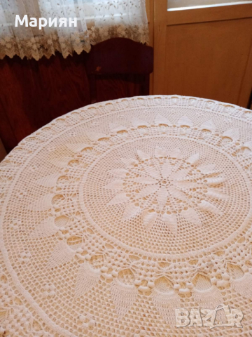 Покривка за кръгла маса, снимка 4 - Покривки за маси - 36352788