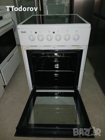 Готварска печка с керамичен плот и фурна с вентилатор EH4-50Gk7 , снимка 2 - Печки, фурни - 53261645