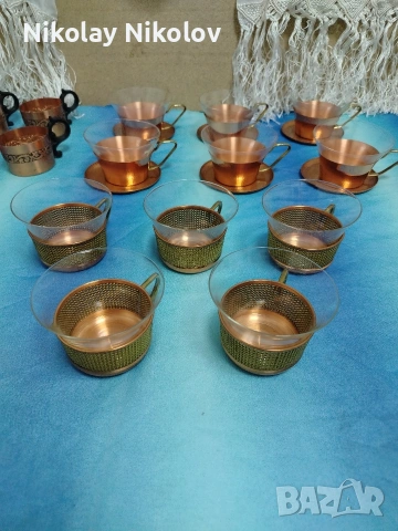медни сервизи и постакани, снимка 12 - Сервизи - 53612335