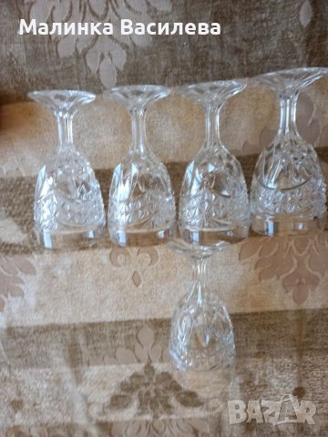 Кристални чаши , снимка 1 - Чаши - 41497879