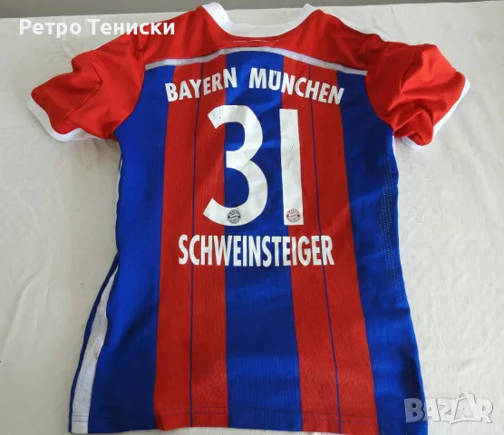 Тениска на Байерн Мюнхен • домакински екип • Bastian Schweinsteiger #31 • adidas • червено • разме�