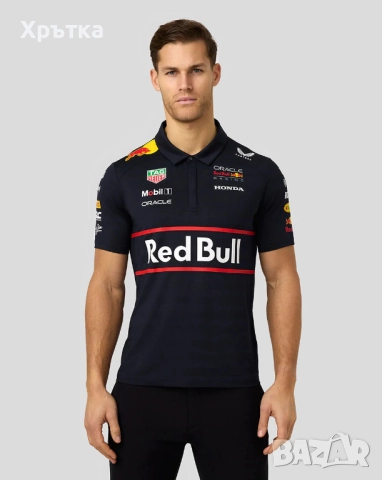 Red Bull Racing F1 Team Polo Shirt - Оригинална мъжка тениска с яка, снимка 3 - Тениски - 52727999