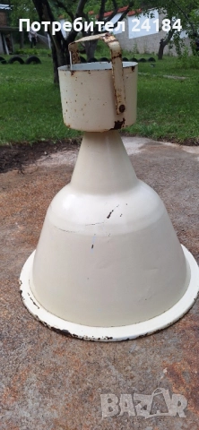 Индустриална винтидж лампа, снимка 3 - Лампи за таван - 51481568