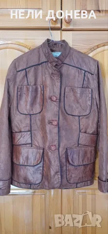 Сако Кожа с множество Декорации на JNONA Jean Fashion ! ХЛ !