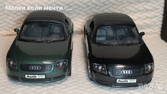 Метални колички Audi TT , мащаб 1:18