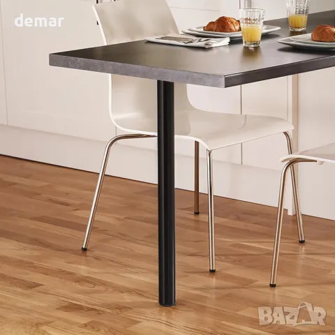 INMOZATA 2 броя регулируеми крака за маса, 70-110 см метални с винтове и протектори за под, снимка 5 - Други стоки за дома - 50252757