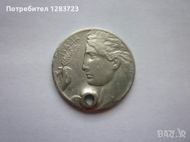 монета 20 чентизими 1910 година, снимка 5 - Нумизматика и бонистика - 53333771