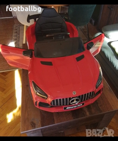 Акумулаторна кола MERCEDES с меки гуми, снимка 4 - Детски велосипеди, триколки и коли - 52415539