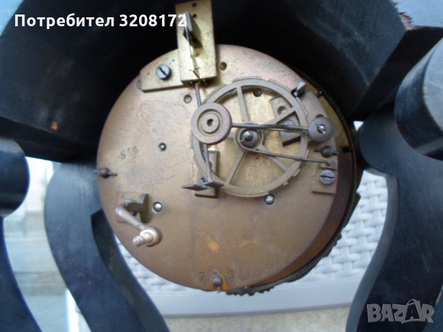 Портален Френски Часовник/19век,Дърво/Интарзия-Работи, снимка 10 - Антикварни и старинни предмети - 35959204