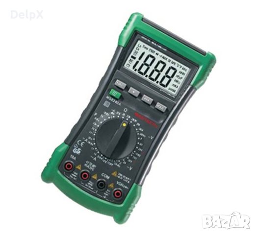 Мултицет със зумер MS8240A VAC/VDC | AAC/ADC | OHM | F | °C | Hz, снимка 1