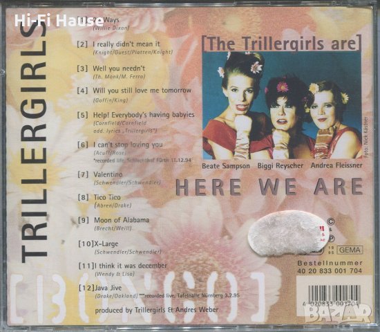 Triller  Girls-here we Are, снимка 2 - CD дискове - 35763426