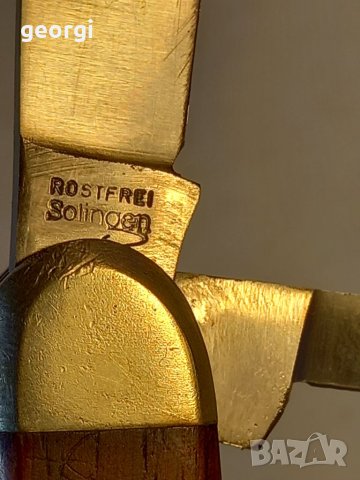 Немски джобен нож Solingen , снимка 5 - Други ценни предмети - 40337470