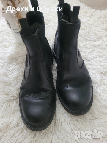 Черни боти ЕСТЕСТВЕНА кожа , снимка 5 - Дамски боти - 52548135