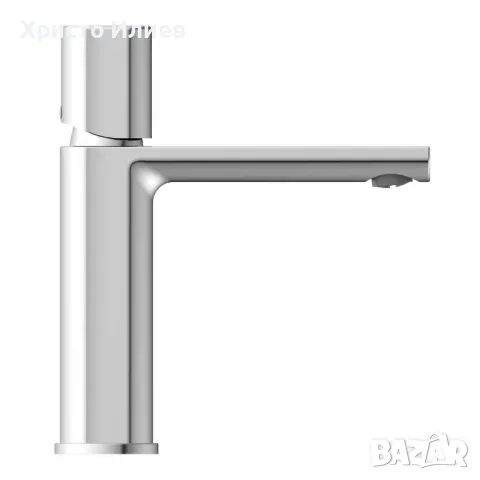 Смесител за мивка със сифон Дизайнерски Луксозен внос от Германия Хром, снимка 4 - Смесители - 49270896