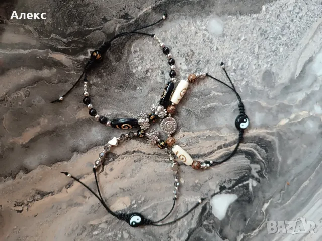 Гривни на конец.Гривни с талисмани за късмет. Йога гривни., снимка 8 - Гривни - 48518821