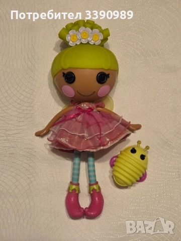 Голяма кукла Лалалупси 38 лв. Lalaloopsy Pix E. Flutters, снимка 3 - Кукли - 52181630