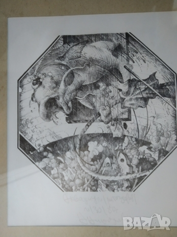 картина-стара графика, снимка 2 - Картини - 36079966