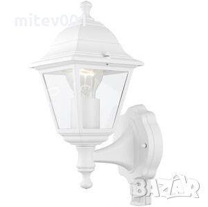 Belfort 1 бяла стенна лампа със сензор, снимка 1 - Външни лампи - 35958017