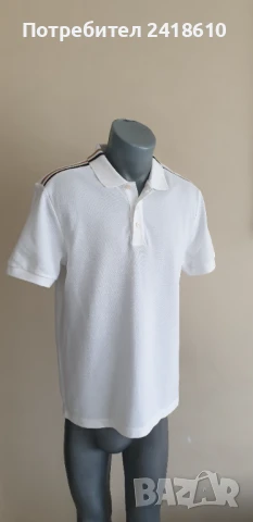 Hugo Boss Phillipson 108 Pique Cotton Slim Fit Mens Size M НОВО! ОРИГИНАЛНА Тениска!, снимка 3 - Тениски - 50463733