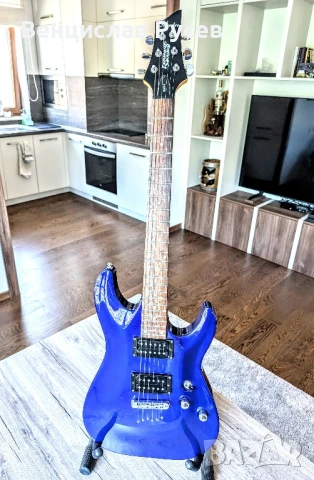 Schecter Omen 6 Electric Blue, 2005, Korea, снимка 1