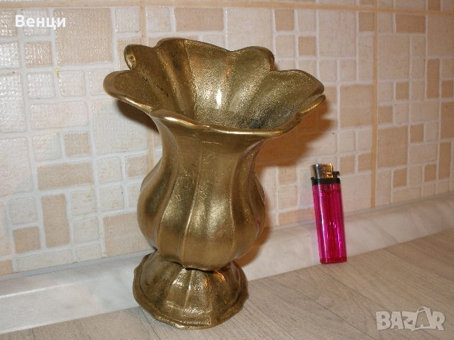 Бронзова Ваза, снимка 7 - Антикварни и старинни предмети - 51804362