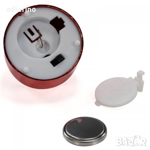 Комплект от 4 LED чаени свещи, червени свещи с батерии, без пламък, коледни свещи , снимка 6 - Лед осветление - 34779704