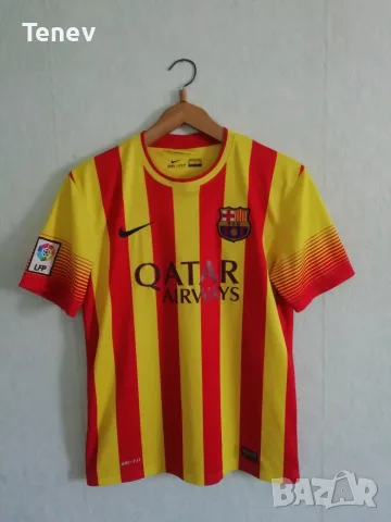 Barcelona Puyol Nike 2013-2014 оригинална фланелка тениска Барселона Пуйол екип , снимка 2 - Тениски - 56153009