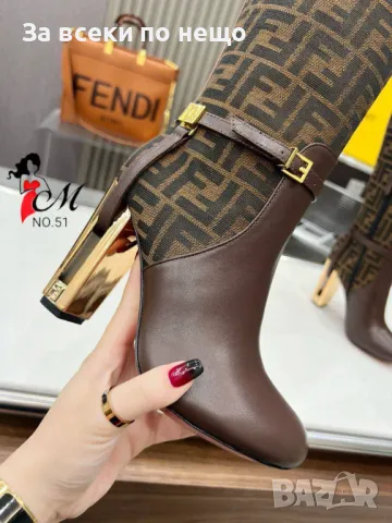 Дамски ботуши Fendi 👢Налични различни цветове 👢 Код D991, снимка 4 - Дамски ботуши - 47392152