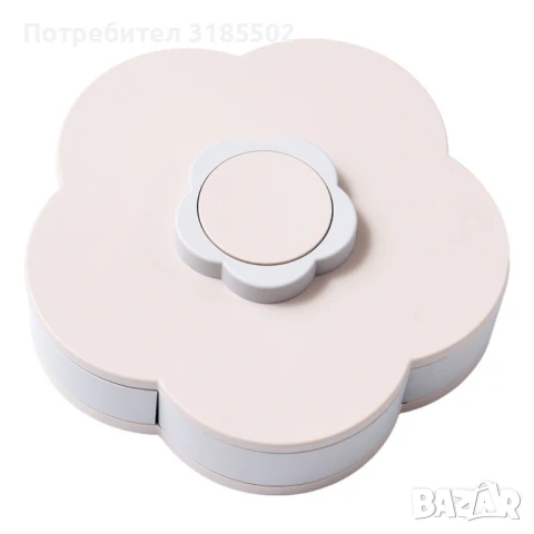 Пет сгъваеми купички във формата на цвете със специална поставка за телефон, снимка 5 - Сервизи - 51276876