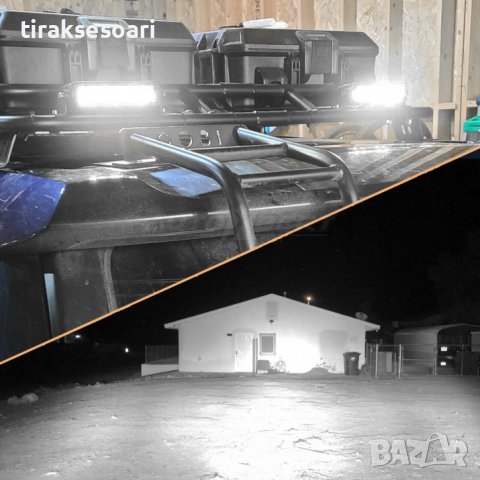 9D 27 СМ 120W Off-Road LED BAR с лупи Hi/Lo Къси и Дълги Светлини, снимка 7 - Аксесоари и консумативи - 44397243