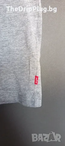 Levis дамска тениска размер S сив цвят , снимка 3 - Тениски - 55768333