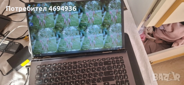 Продавам лаптоп ASUS M509D с процесор AMD Ryzen , снимка 3 - Части за лаптопи - 52934169