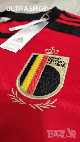 НОВА Футболна фланелка на Белгия 2022 Home Kit XL size, снимка 5 - Футбол - 52506388