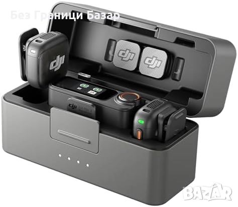 Нов Професионален безжичен микрофон DJI Mic 3 с кейс и 28 часа работа