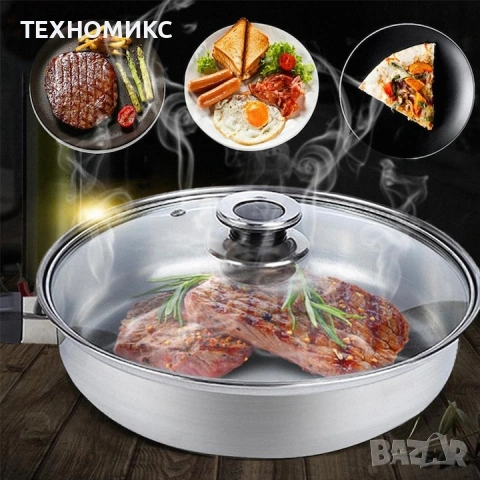 Комплект тенджери от Неръждаема Стомана – 12 части с капаци, снимка 9 - Съдове за готвене - 53639508