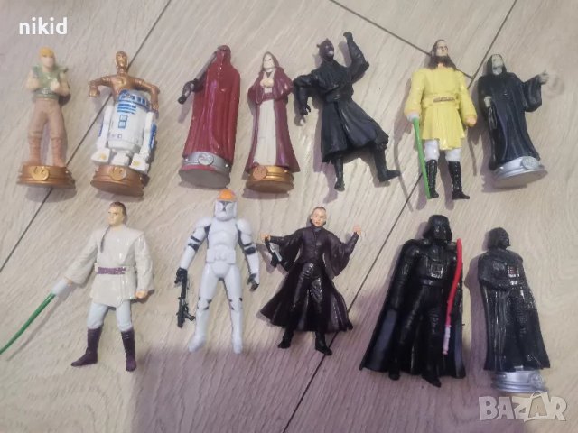 Star Wars Междузвездни войни PVC фигурки пластмасови на стенд за игра и украса торта топер, снимка 8 - Фигурки - 22353879