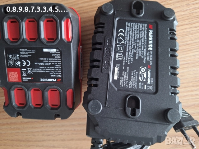 бързо зарядно 20В 4.5А на Парксайд и батерия 4А 20V Parkside , снимка 2 - Други инструменти - 52843780
