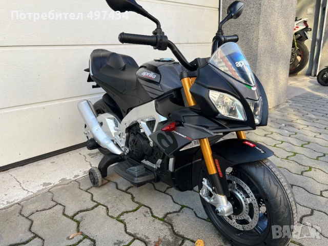 Детски акумулаторен мотор Moni Aprilia , снимка 3 - Детски велосипеди, триколки и коли - 52573224