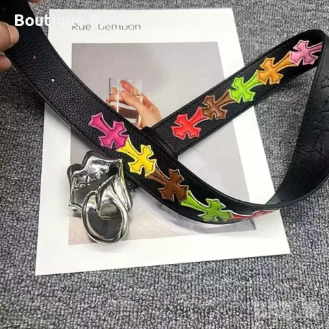 Chrome Hearts мъжки колан, снимка 2 - Колани - 50075954