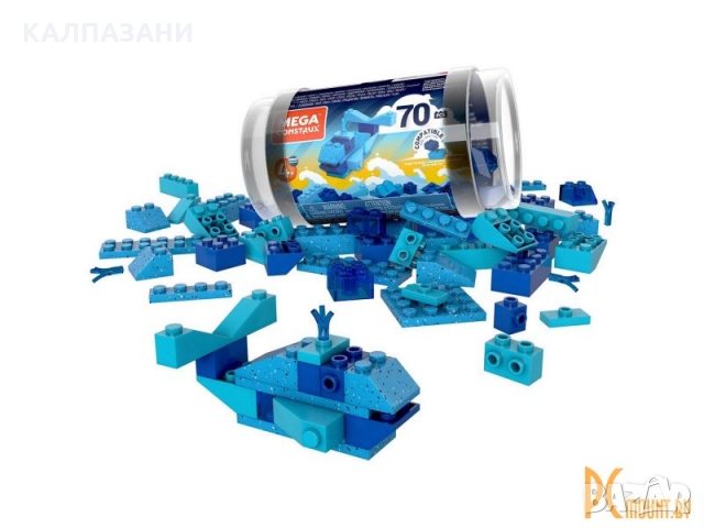 Конструктор Mattel в Туба Лего блокчета асортимент GVM57, снимка 2 - Конструктори - 36036288