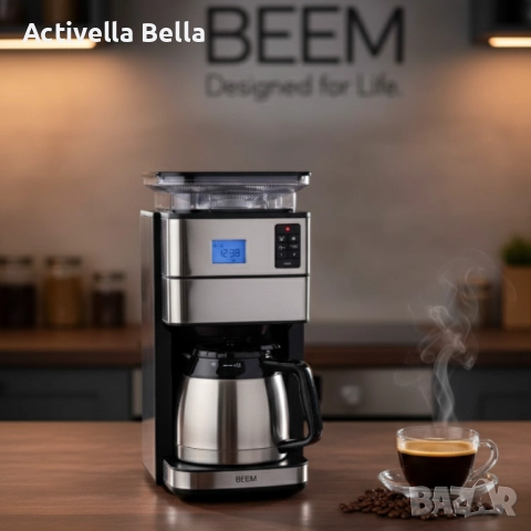 Филтърна кафемашина с мелачка и термокана BEEM BASIC SELECTION FRESH-AROMA-PERFECT II, снимка 5 - Кафемашини - 52533879