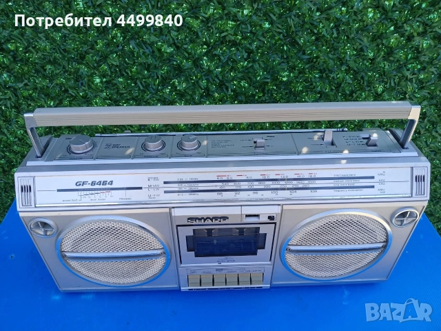ПРОДАВАМ КАСЕТОФОН ПЕРФЕКТНО ЗАПАЗЕН МНОГО РЯДЪК МОДЕЛ ЧИСТ ЯПОНЕЦ ( SHARP GF-6464H JAPAN) , снимка 2 - Радиокасетофони, транзистори - 52862823