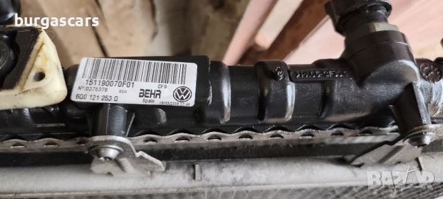 Воден радиатор 6Q0 121 523 Q Skoda Fabia II 1.2 - 80лв, снимка 2 - Части - 51919856